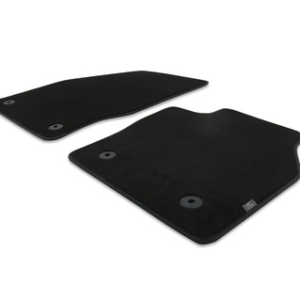 Talne preproge iz velurja spredaj, črne